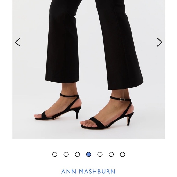 Ann Mashburn YELLOW Faye Crop Flares Bright  Yellow Pants Large - Picture 8 of 8